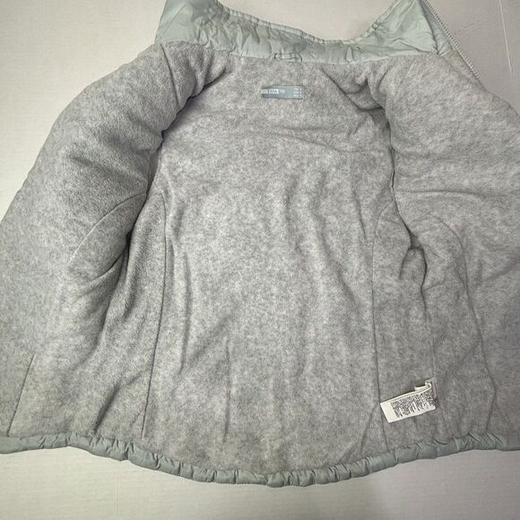 ZARA TRF WOMEN'S TAUPE CROPPED PUFFER VEST Medium Gray GUC‎ - Picture 8 of 10